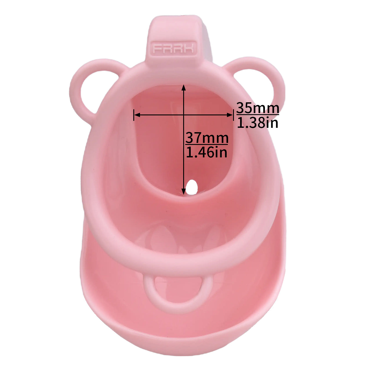Cute Plastic Pussy Chastity Cage