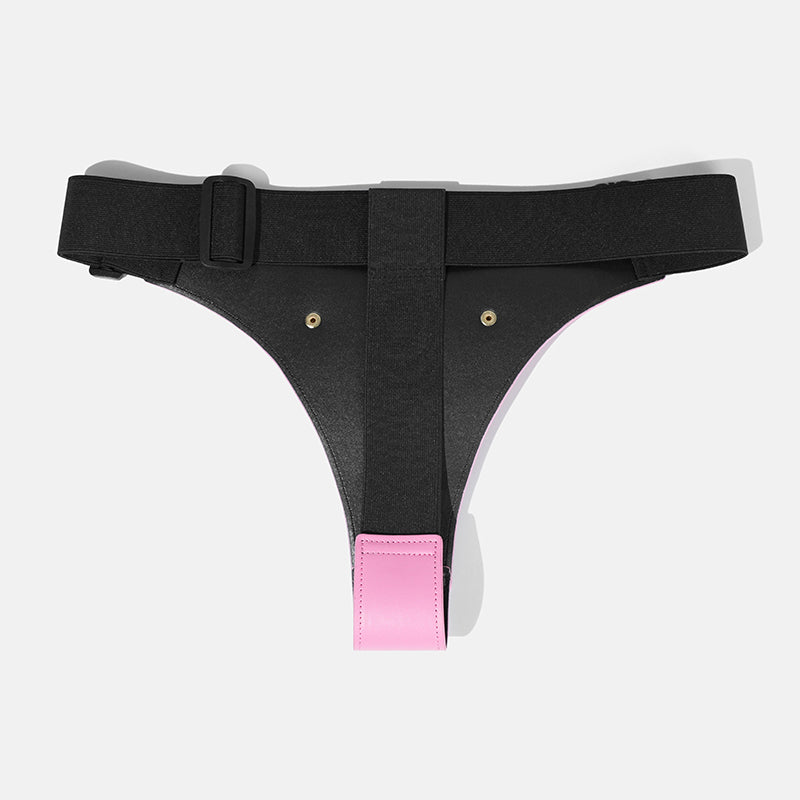 Pink Strap On Harness  Cute Leather