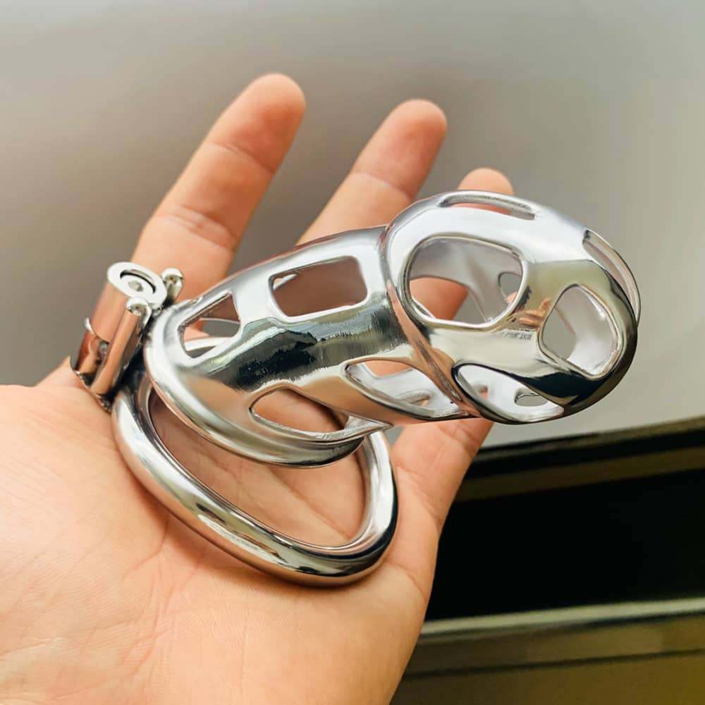 stainless steel Cobra Male chastity cage