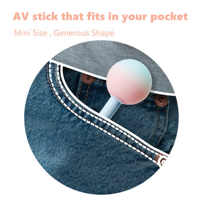 Discreet Vibrator Pink Lollipop Mini Clit Sucking