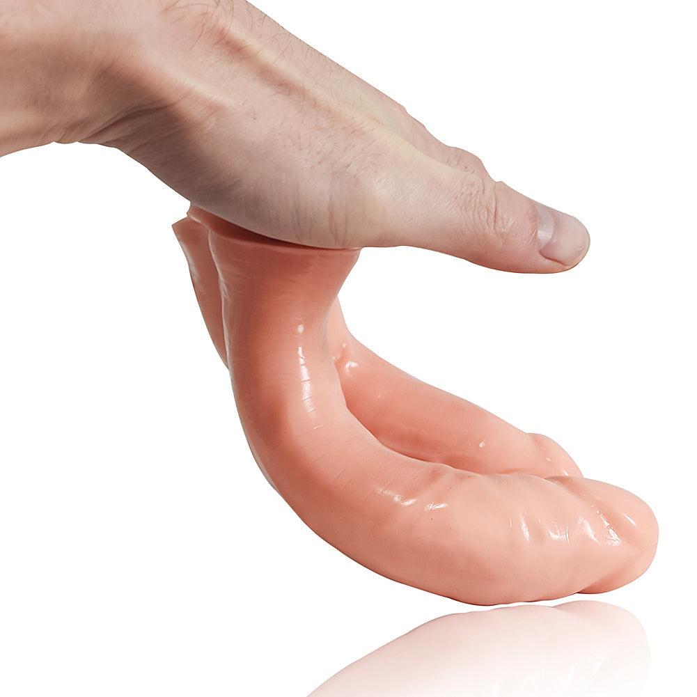 Realistic Slim Soft Double Penetration Dildo