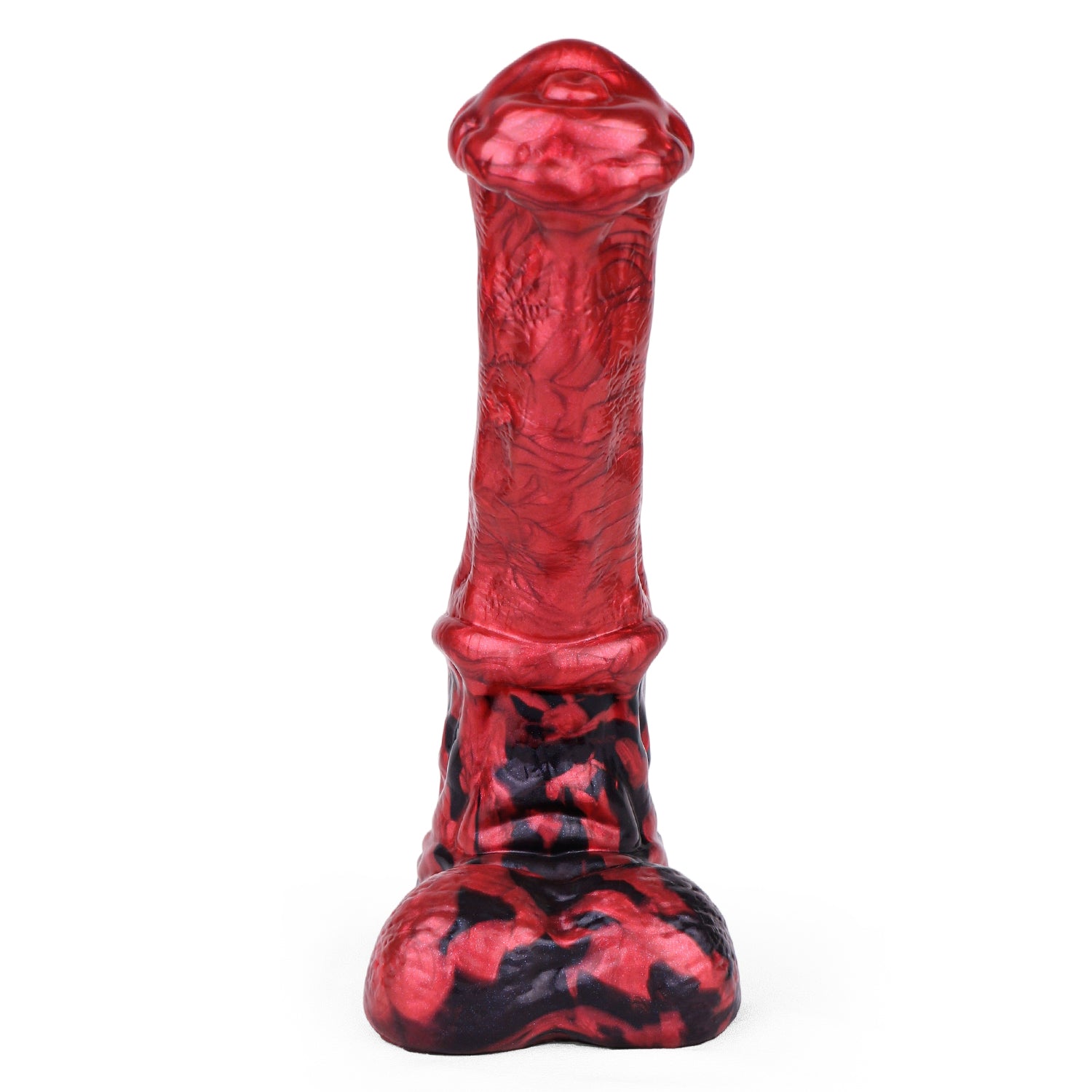 10 Inch Long Red Stallions Big Dildo