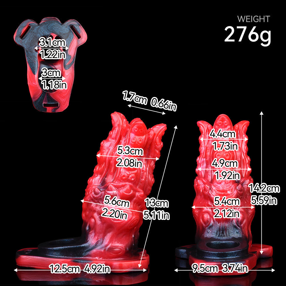 Tentacle Monster Vibrating Hollow Strap On