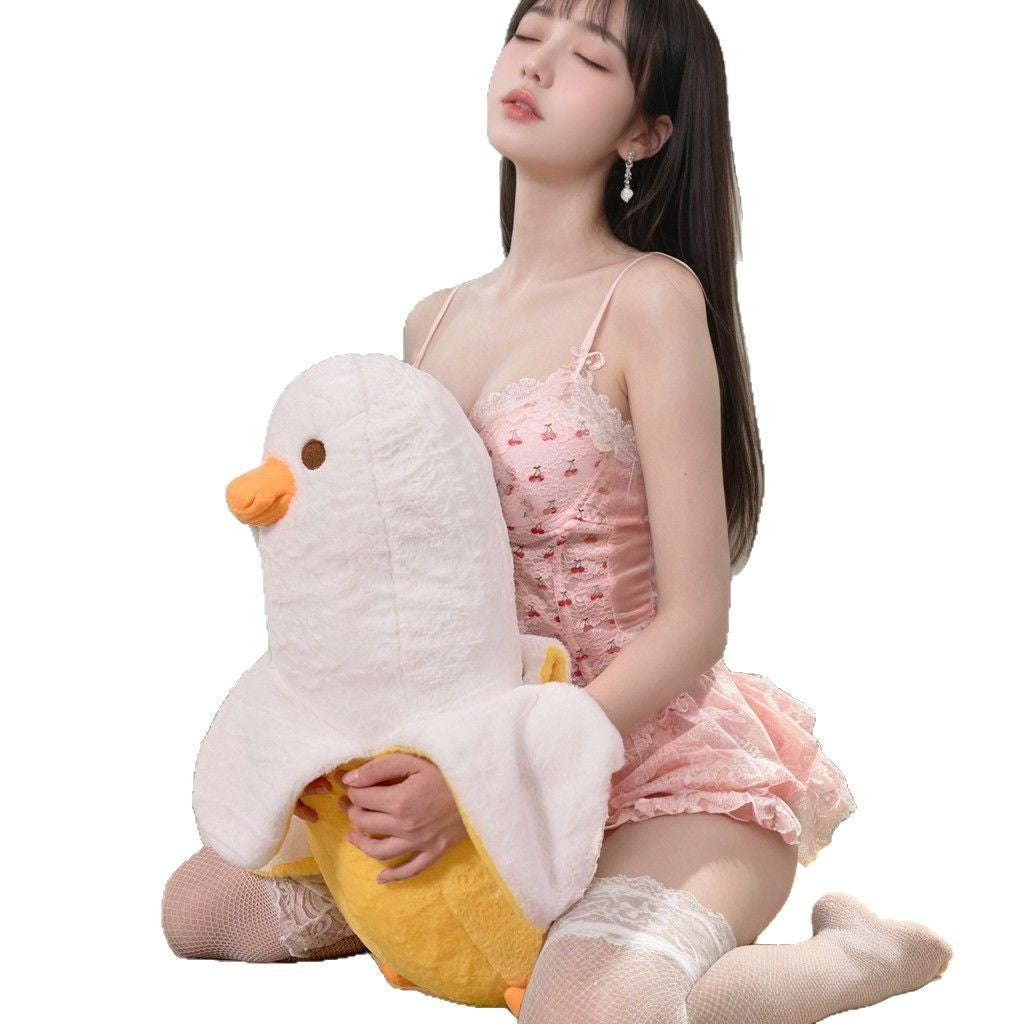 Banana Duck Plush Toy Discreet Dildo Thrusting Machine