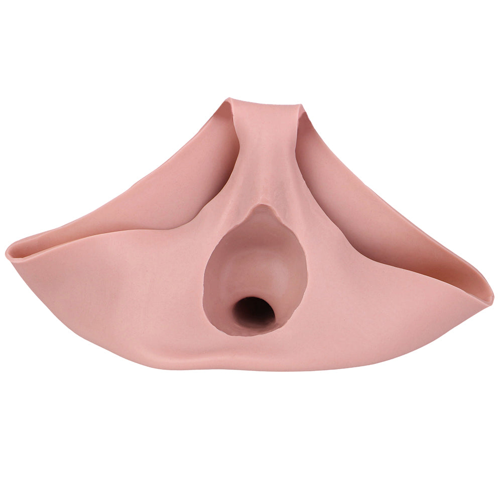 Super Realistic Uncircumcised Penis Dildo Panties