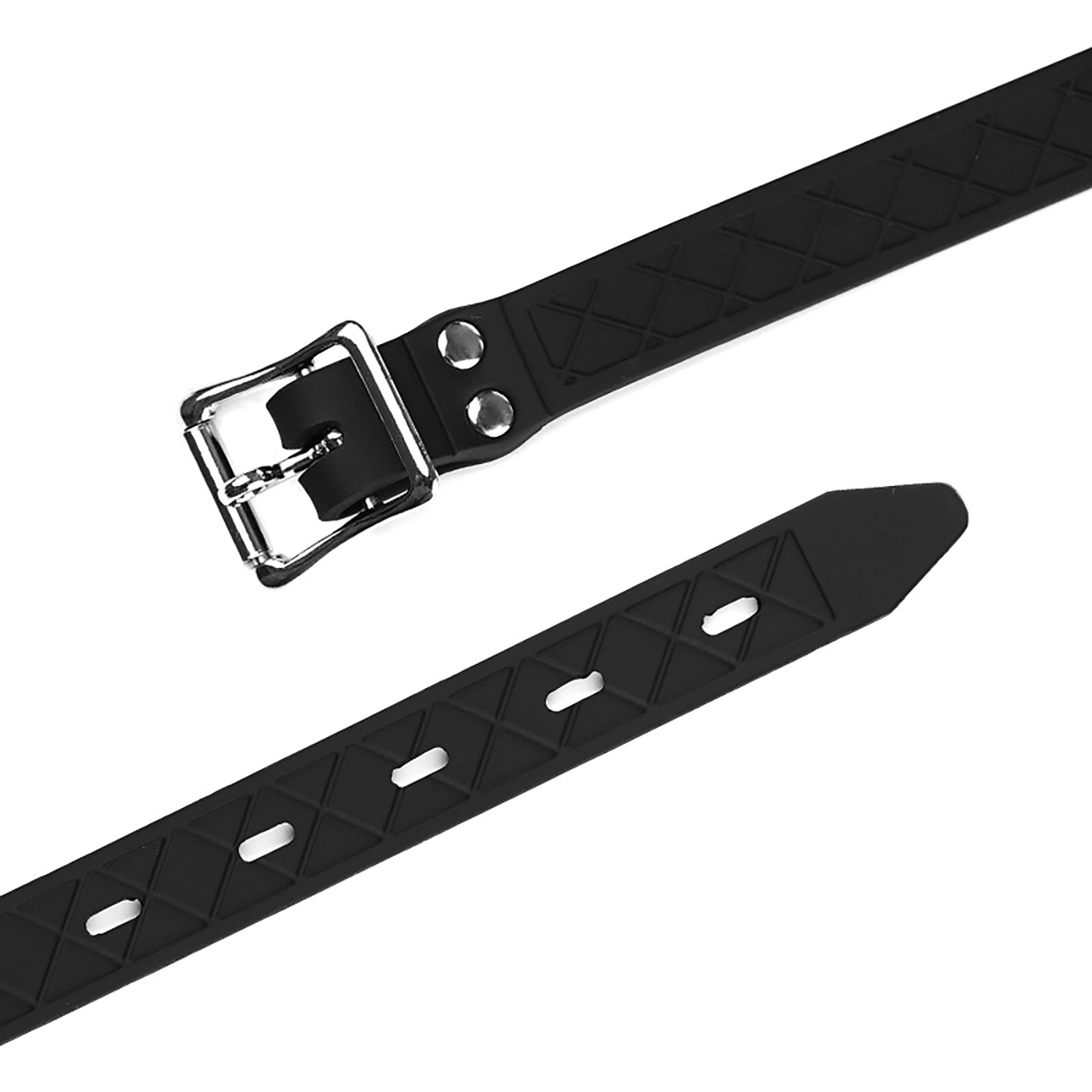 Black Silicone Strap On Dildo Gag