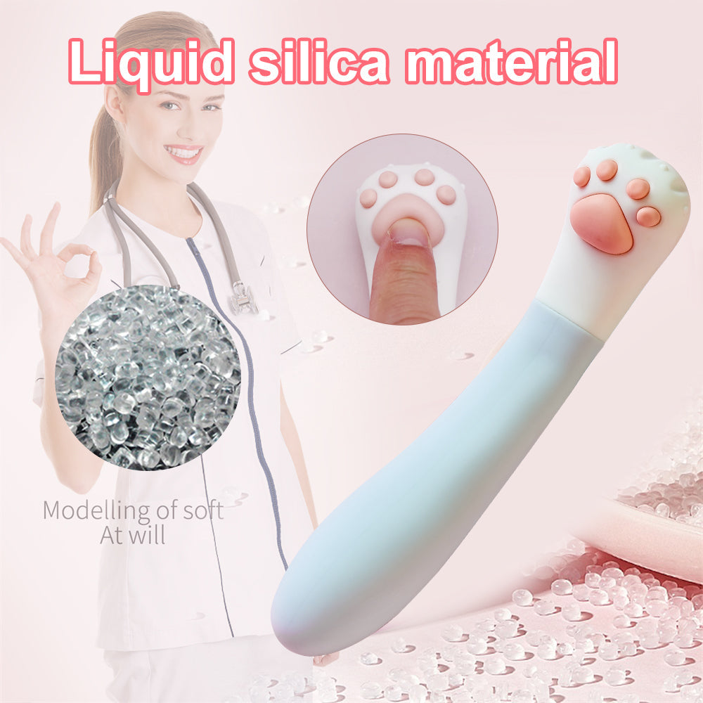 Cute Cat Paw Female G Spot Vibrator
