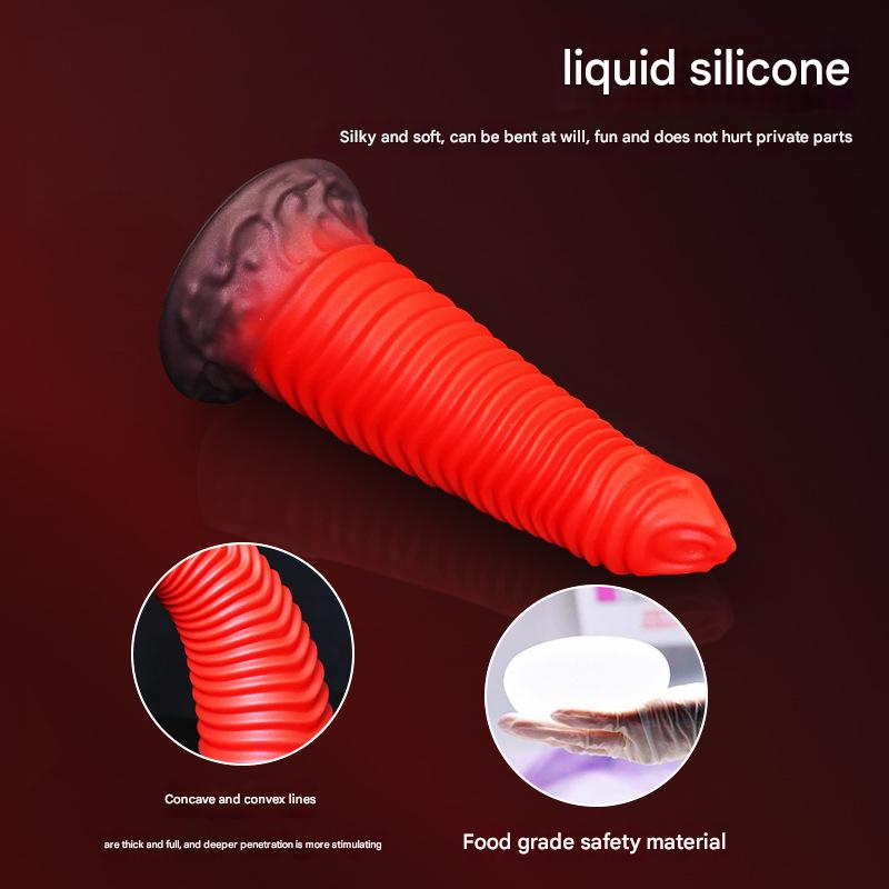 Crimson Hell Eighteen Layers Anal Dildo