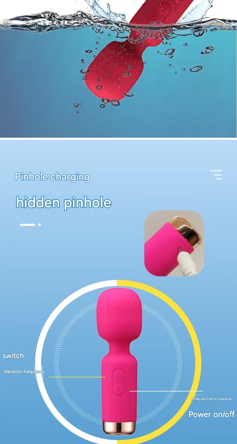 Silent Small AV Cute Wand Vibrator