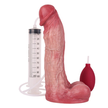 9 Inch Big Dual Density Squirting Dildo
