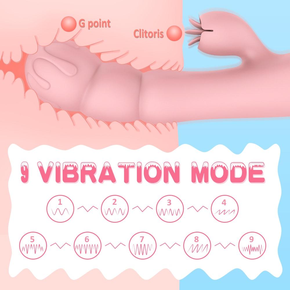Plump And Round Head Soft Rabbits Vibrator Pink Rabbit