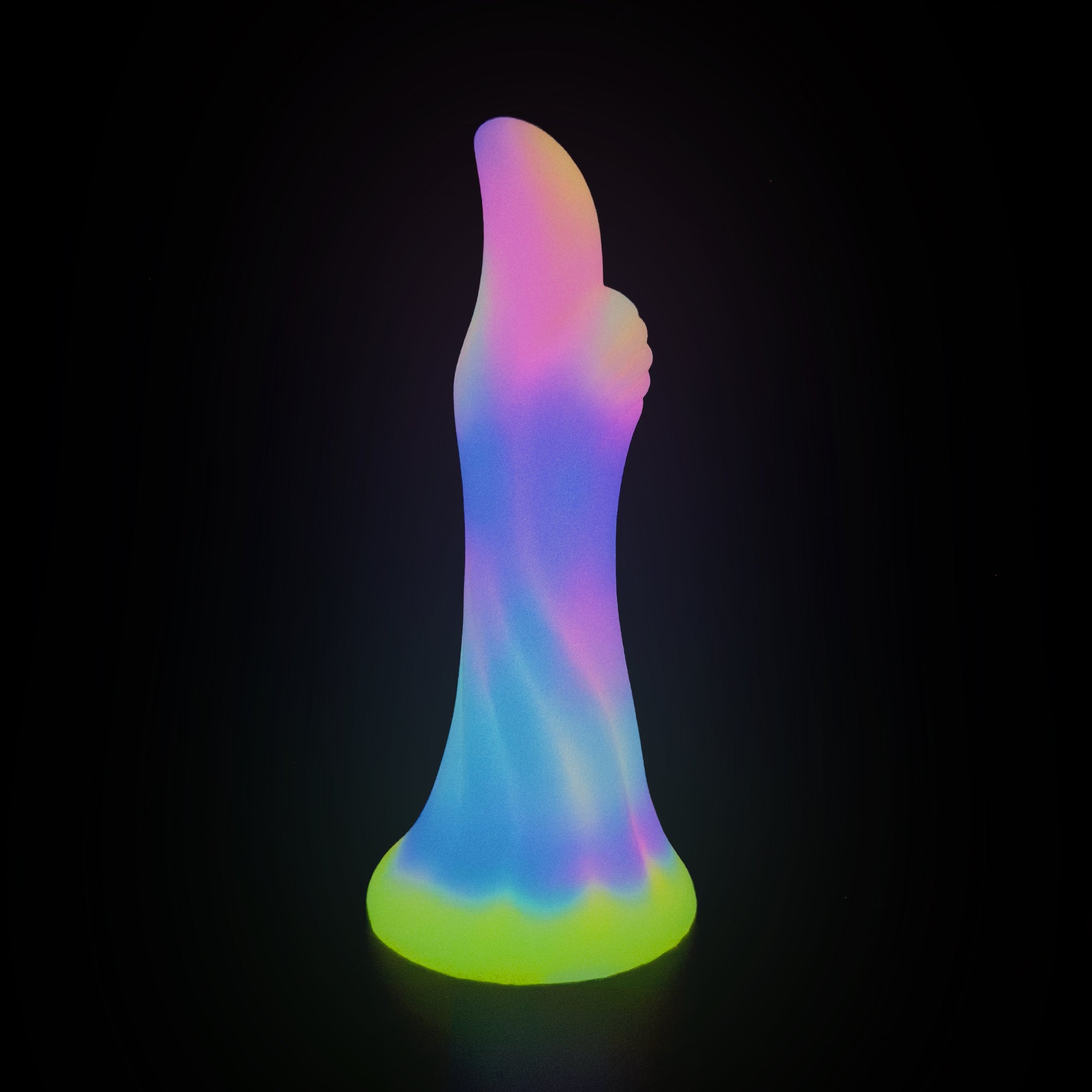 6.18 Inch Colorful Thumb Anal Dildo