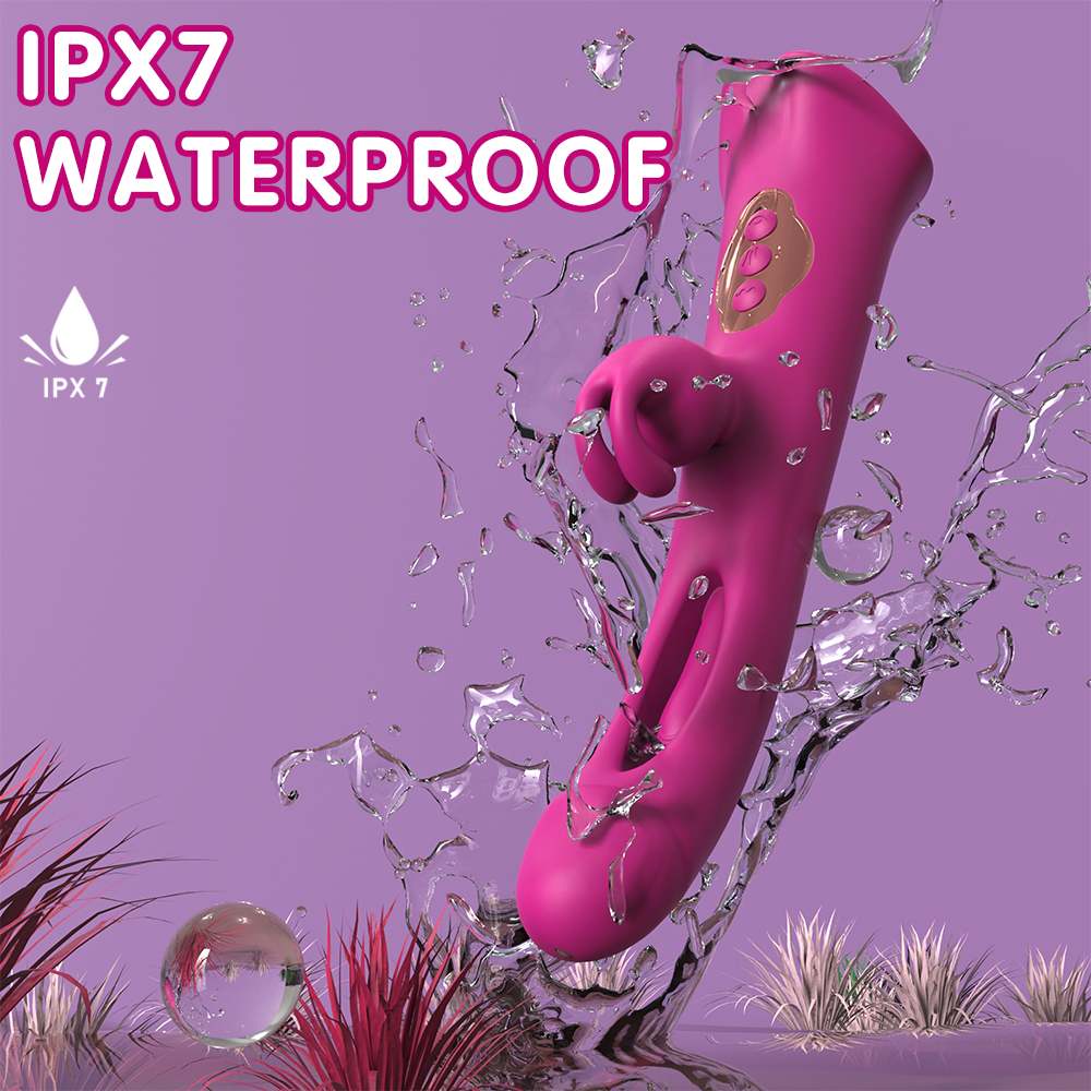Red Dual Stimulation Clitoral G Spot Vibrator