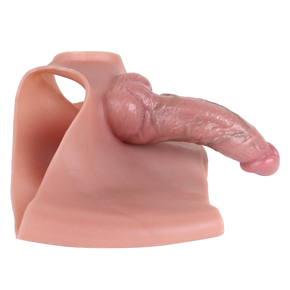 Wearable 7 Inch Penis Sleeve Hollow Dildo Panties