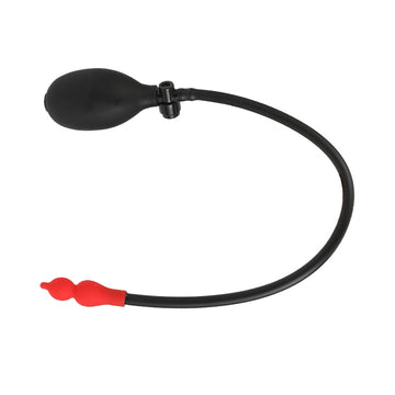 Small Silicone Red Inflatable Butt Plug