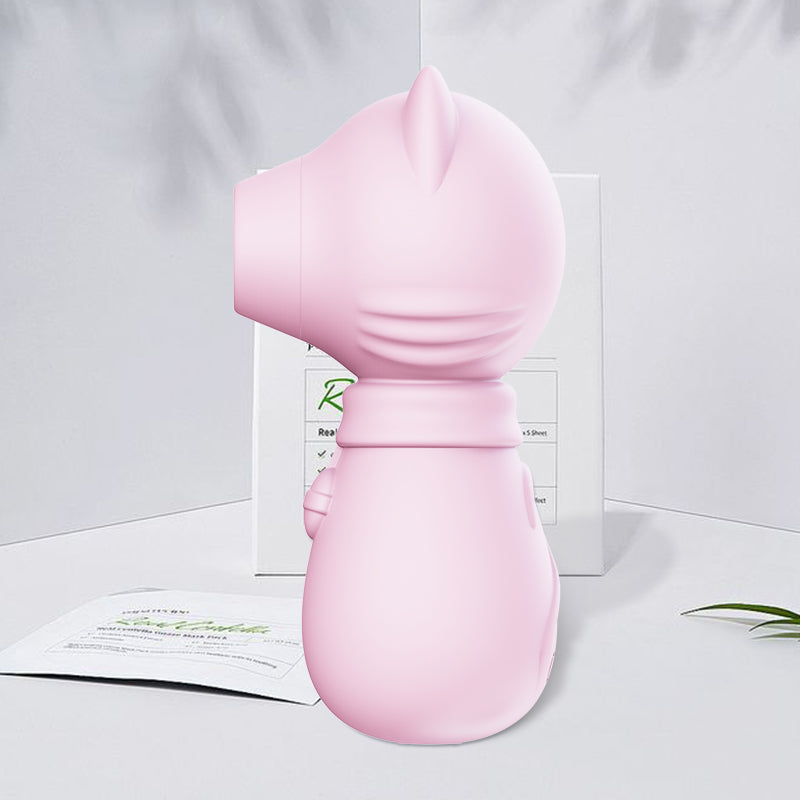 Pink Cute Kitten Clit Sucking Vibrator