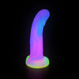 Load image into Gallery viewer, 6 Inch Glow In The Dark Anal Dildo