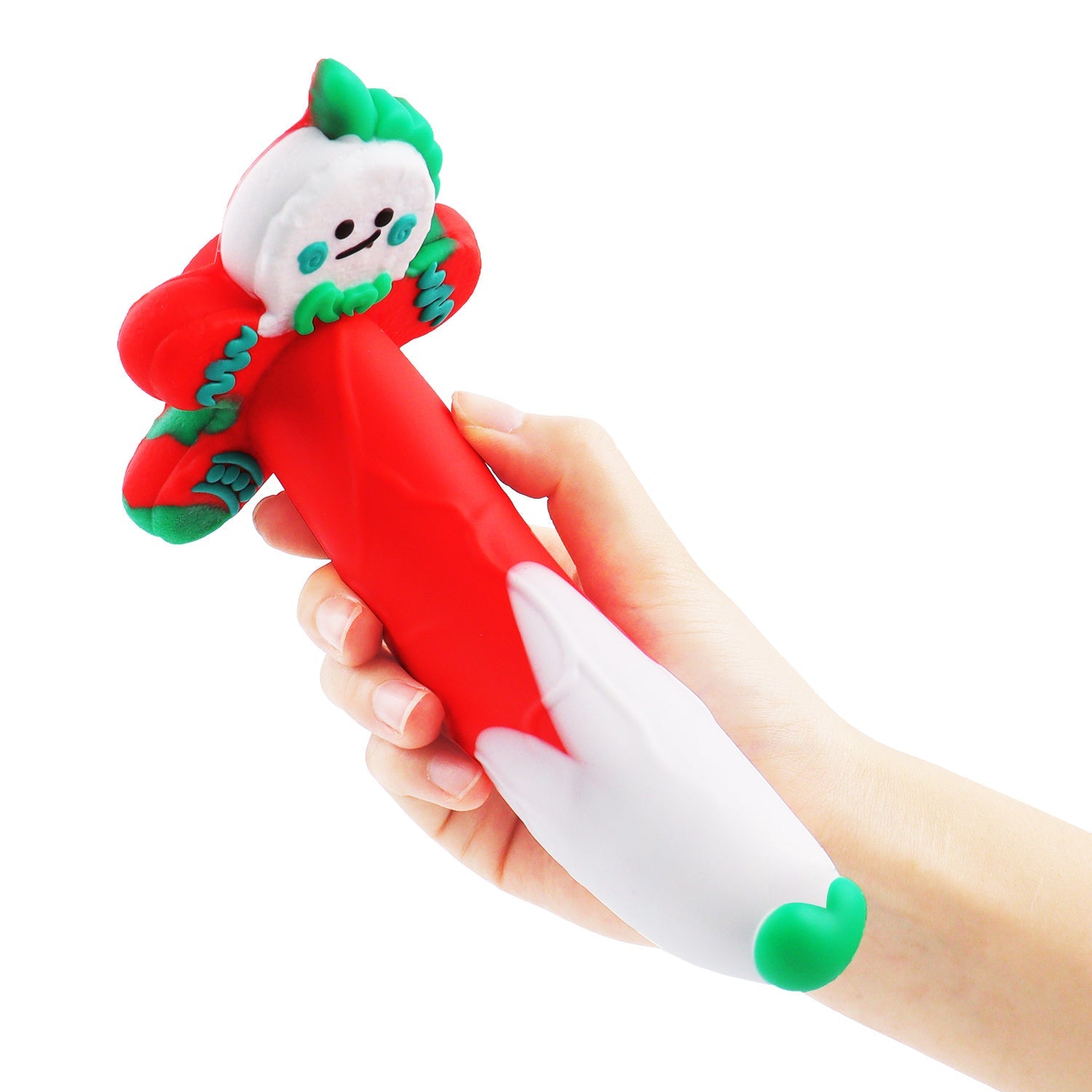 7 Inch Halloween Custom Silicone Curved Dildo