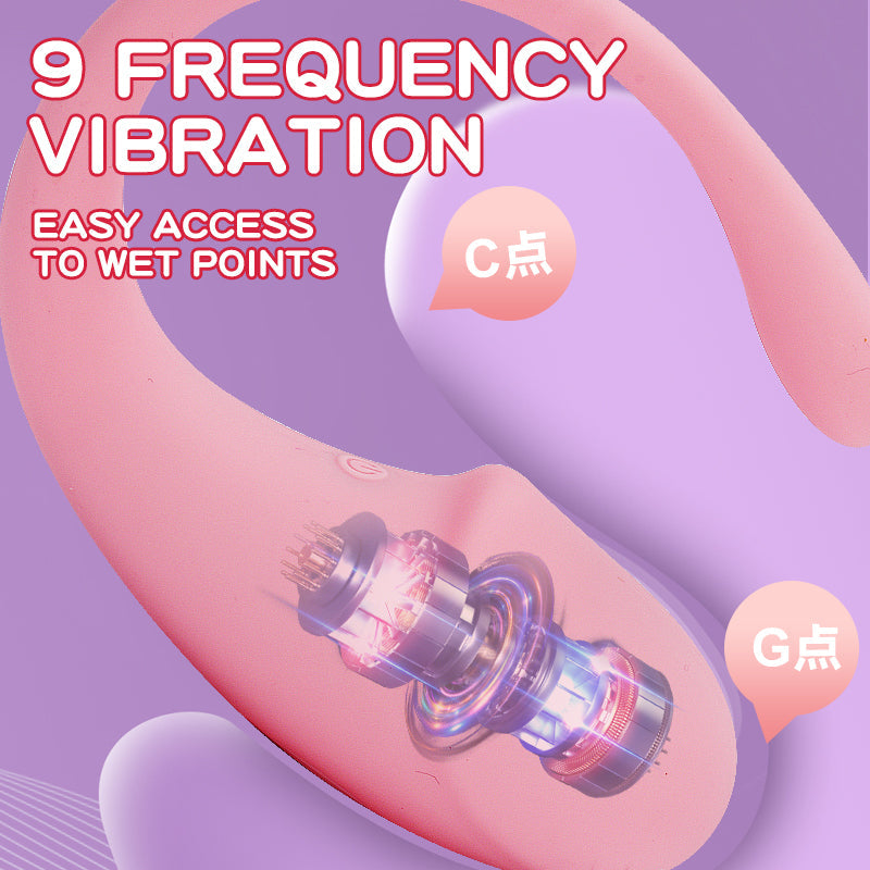 Pink APP Controlled Egg Vibrating Knickers