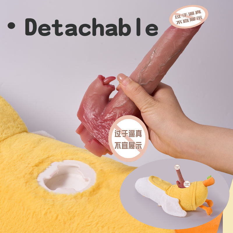 Banana Duck Plush Toy Discreet Dildo Thrusting Machine