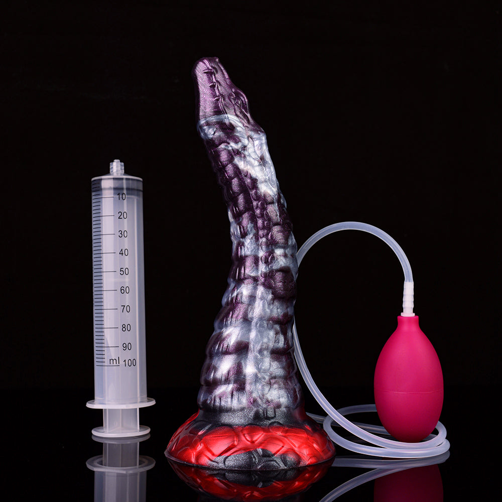 Dark Purple Dragon Squirting Fantasy Dildo