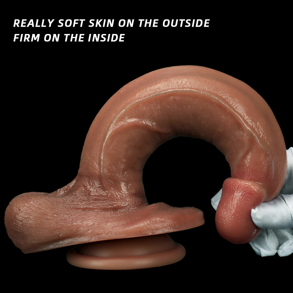 10 Inch Silicone Textured Large Dildo