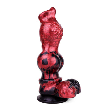 9 Inch Double Knot Monster Dog Dildo