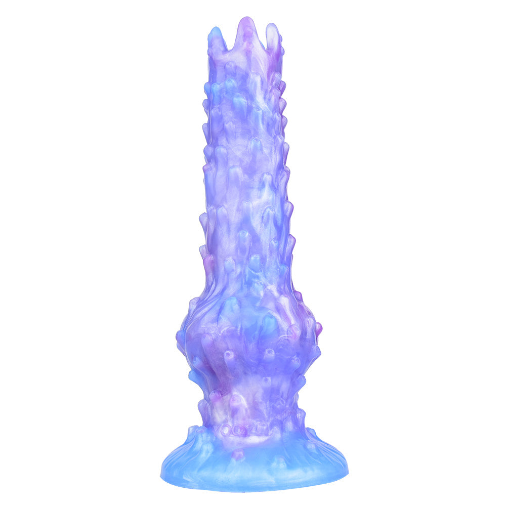 Blue Alien Coral Spiked Ovipositor Dildo