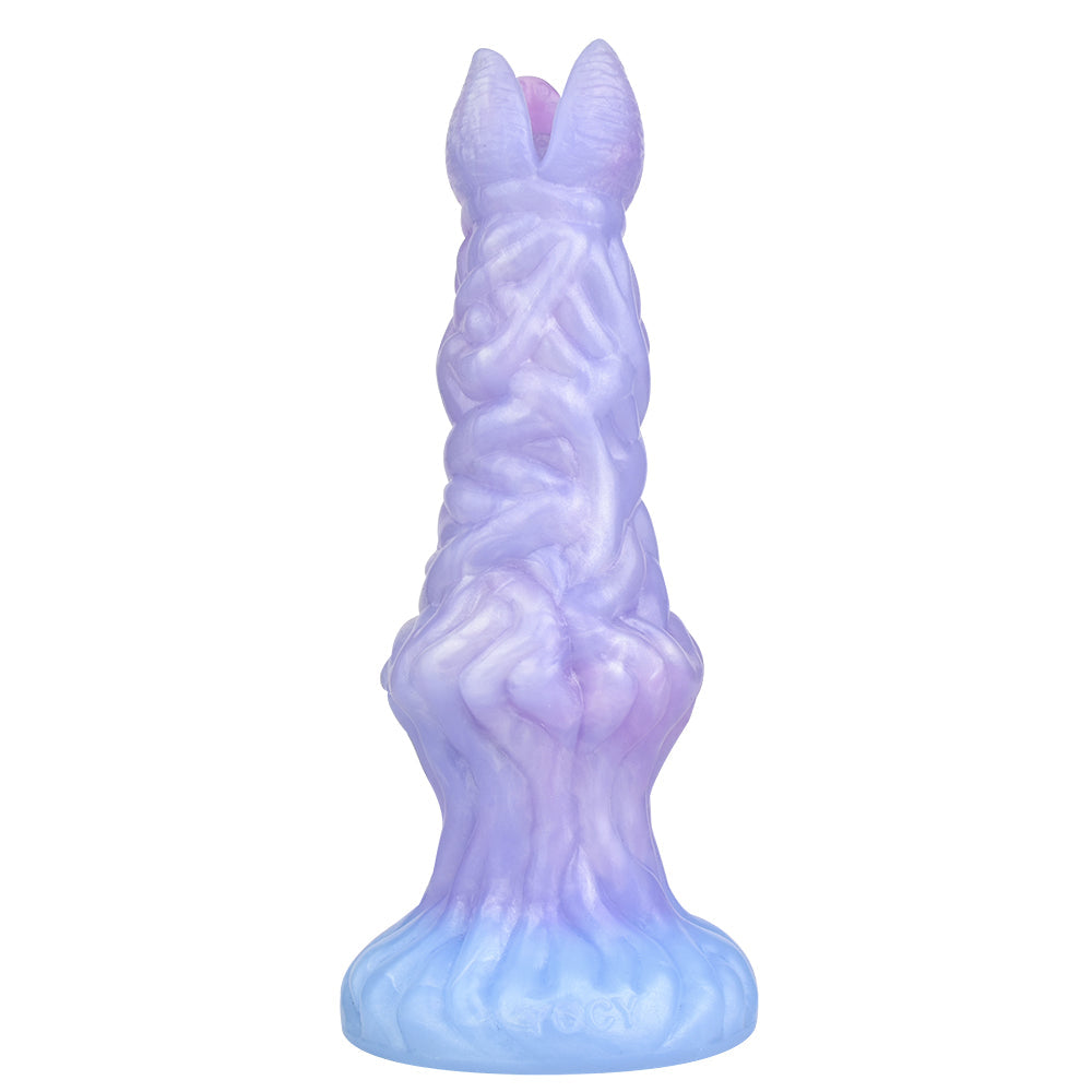 8 Inch Purple Twisted Alien Ovipositor Dildo