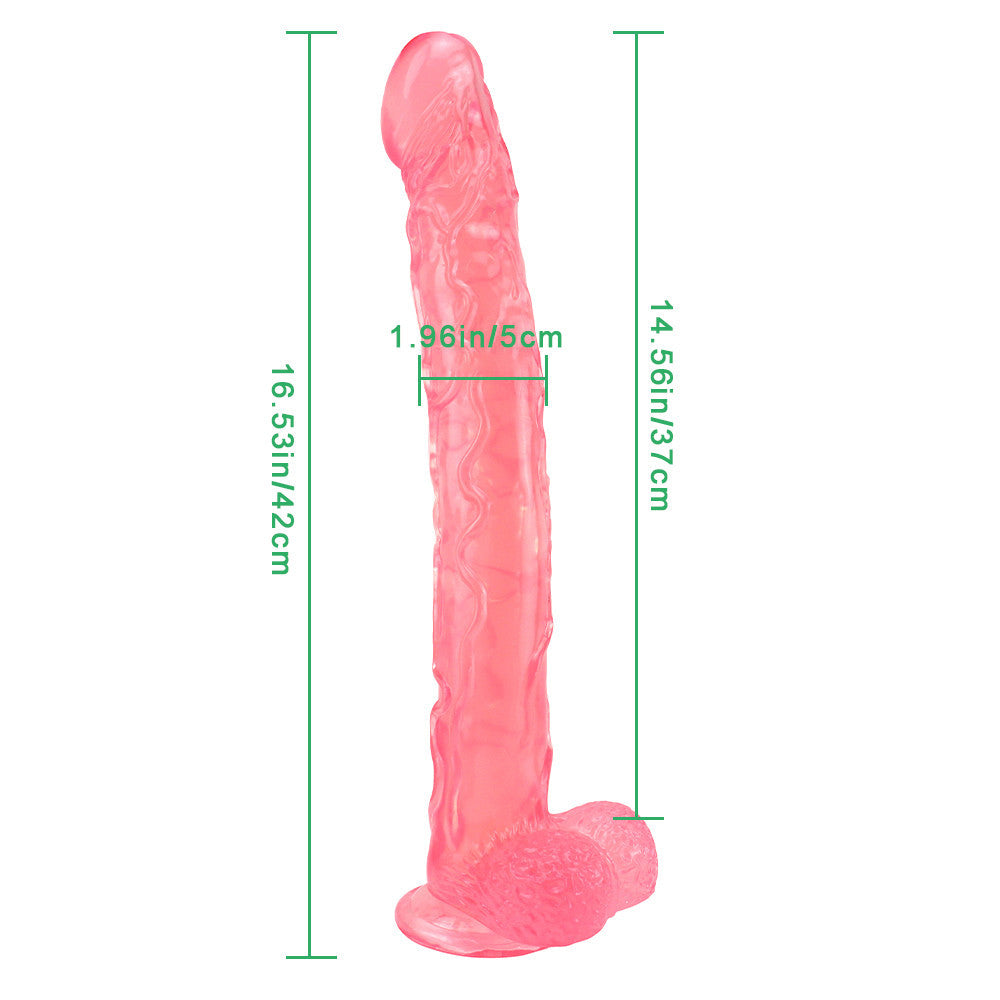 Anal pink dildo