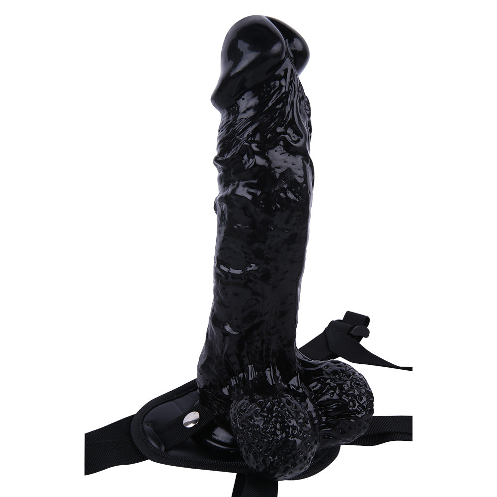 12 Inch Strap On Big Black Dildo