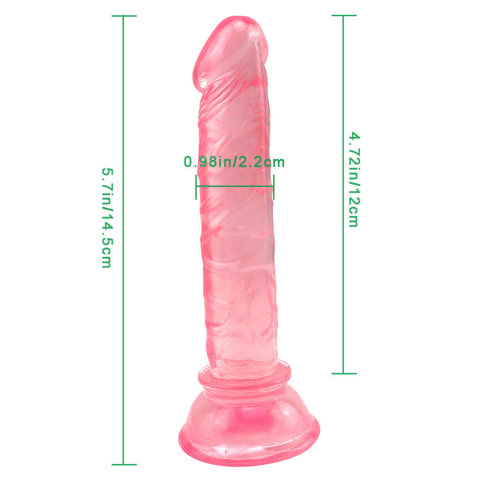 Small pink dildo small slim