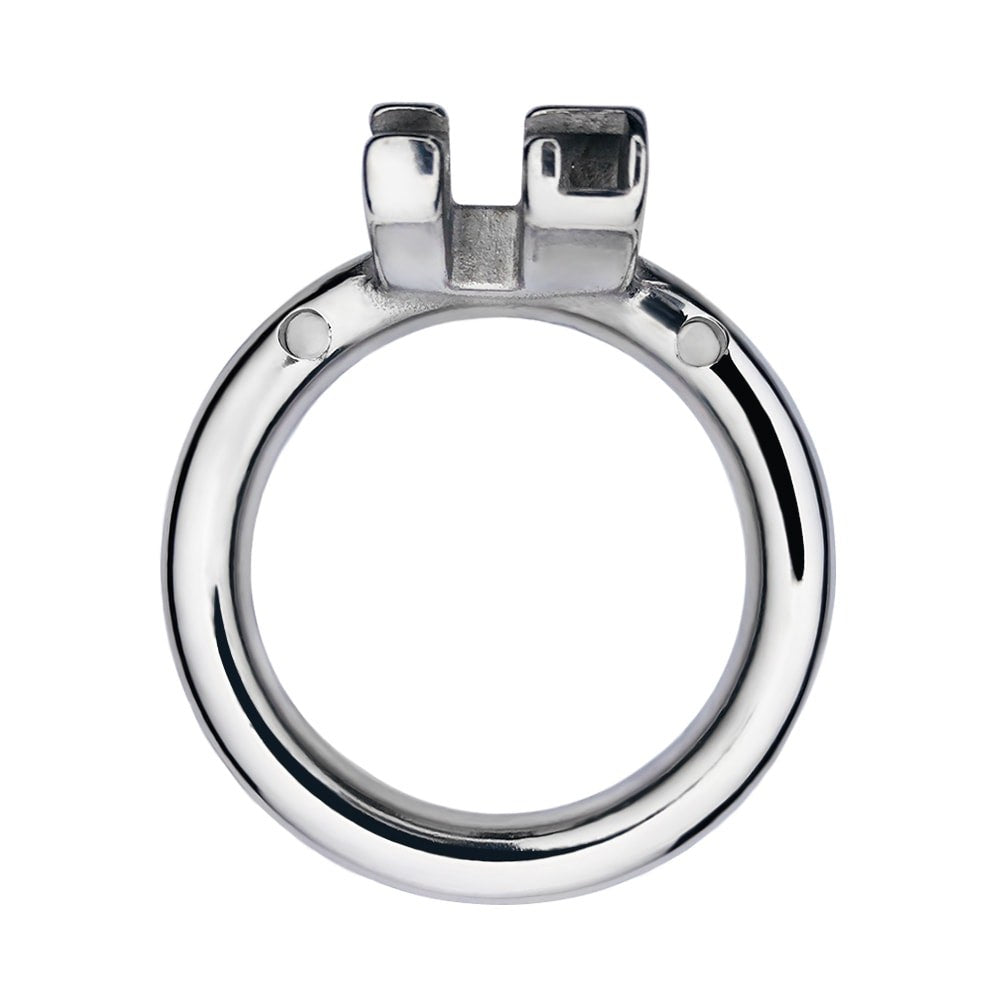Silver Mesh Male Metal Chastity Cage