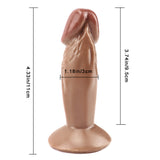 画像をギャラリー ビューアにロード Short rough brown dildo