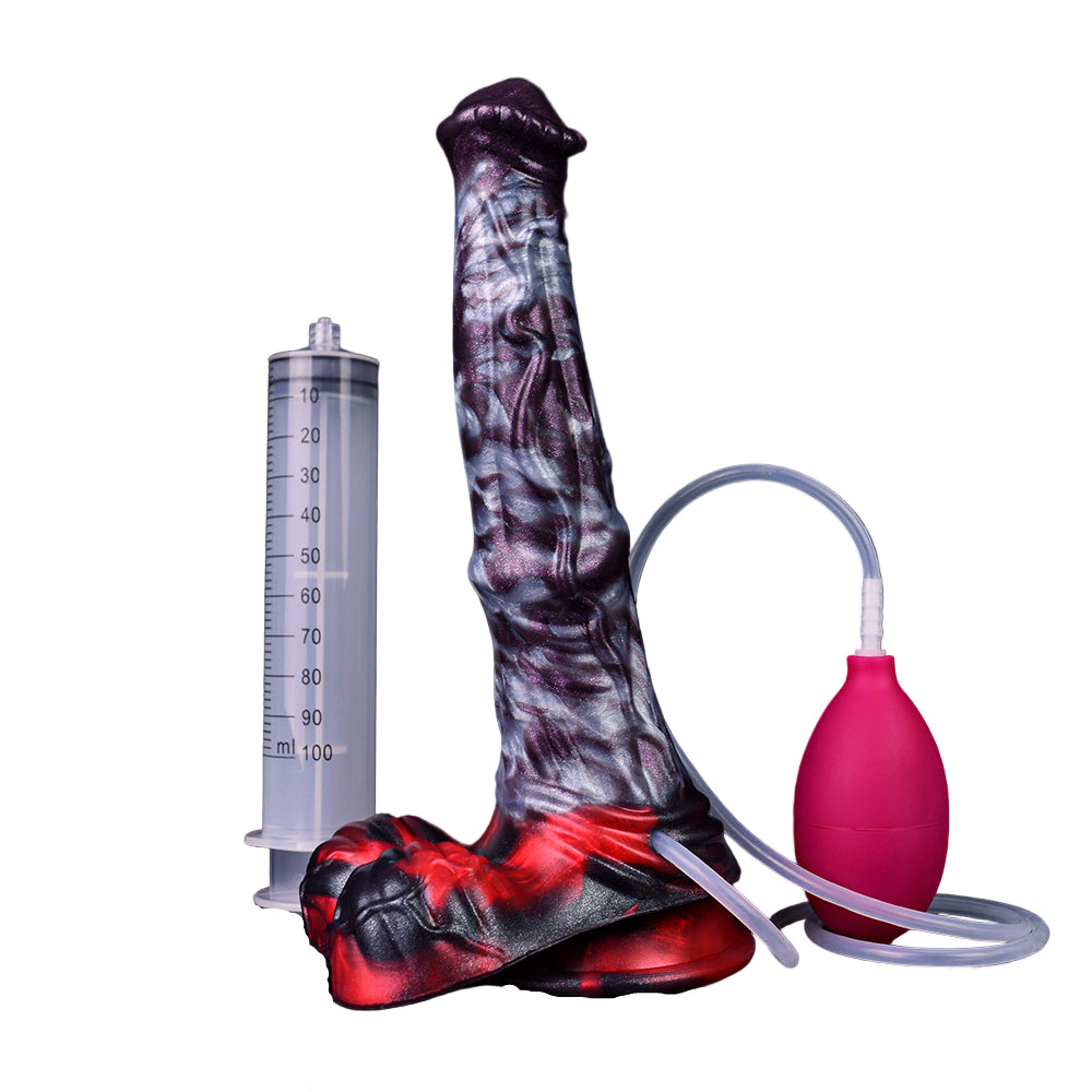 9 Inch Fantasy Horse Cock Squirting Dildo
