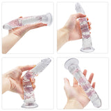 Charger l&#39;image dans la galerie, 8 Inch Clear Jelly Dildo