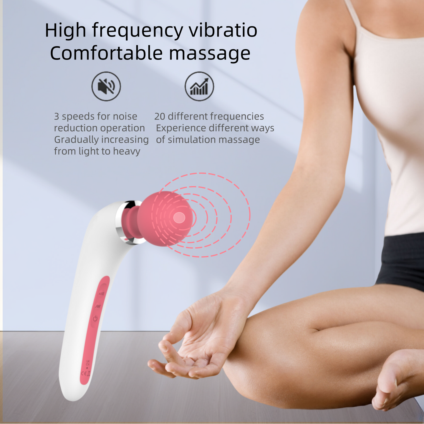 Wireless Rechargeable Multi Function Wand Vibrator