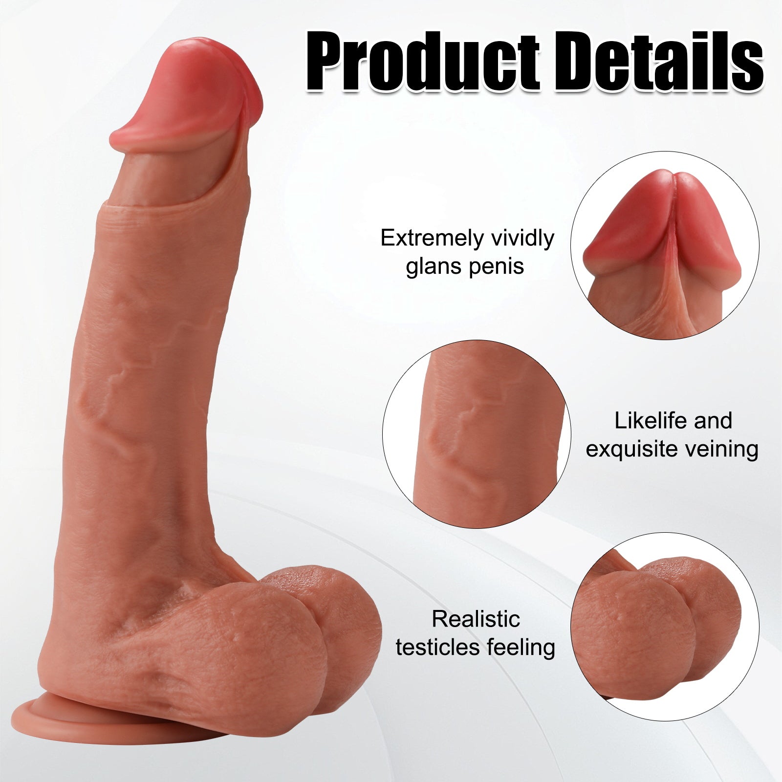 10 Inch Large Realistic Dildo with Testicles
