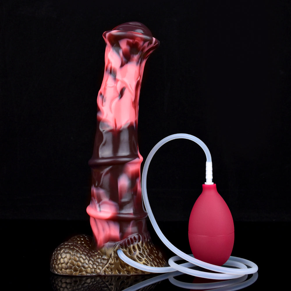10 Inch Suction Cup Ball Horse Squirting Dildo