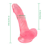 画像をギャラリー ビューアにロード Pink curved dildo