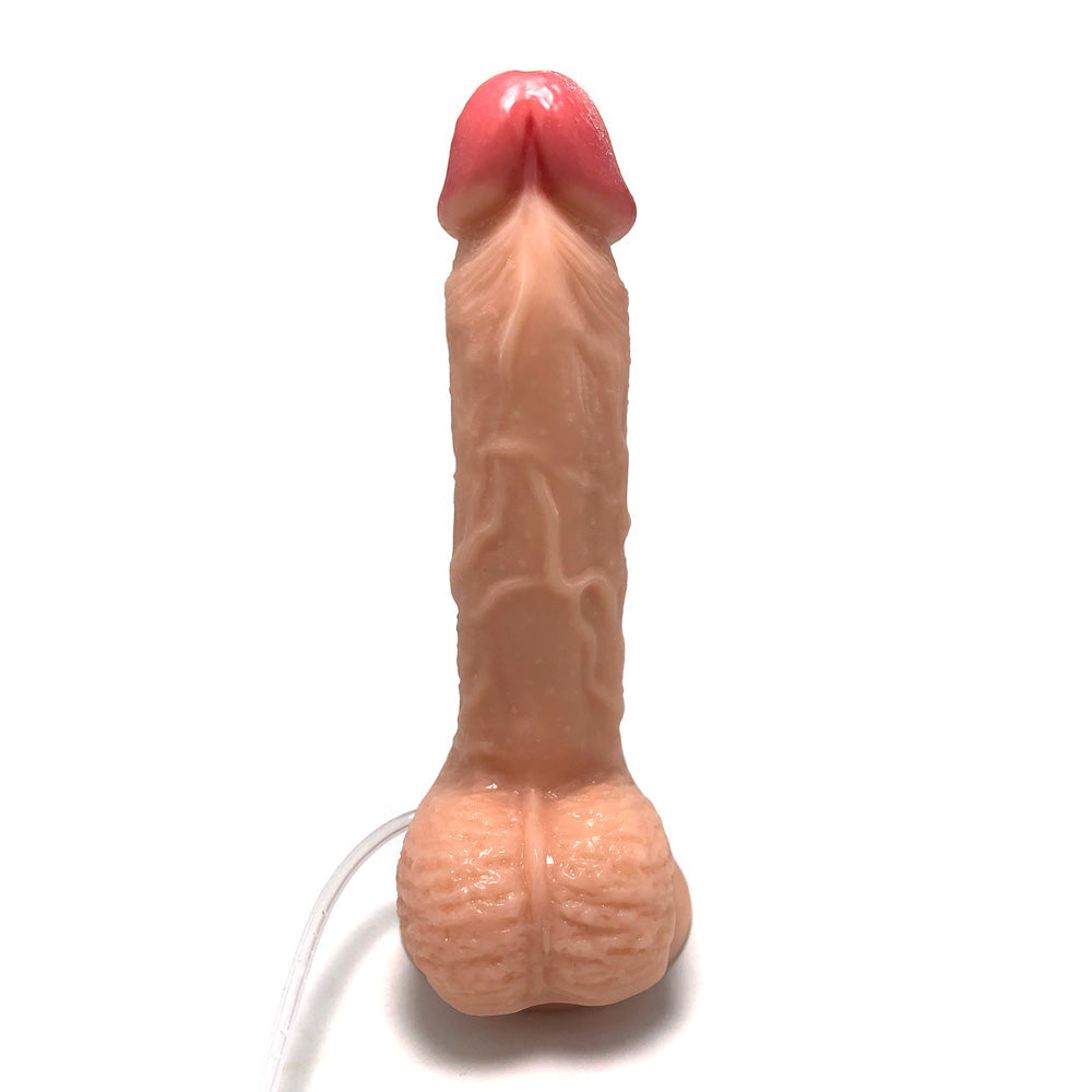 8 Inch Realistic Texture Squirting Dildo