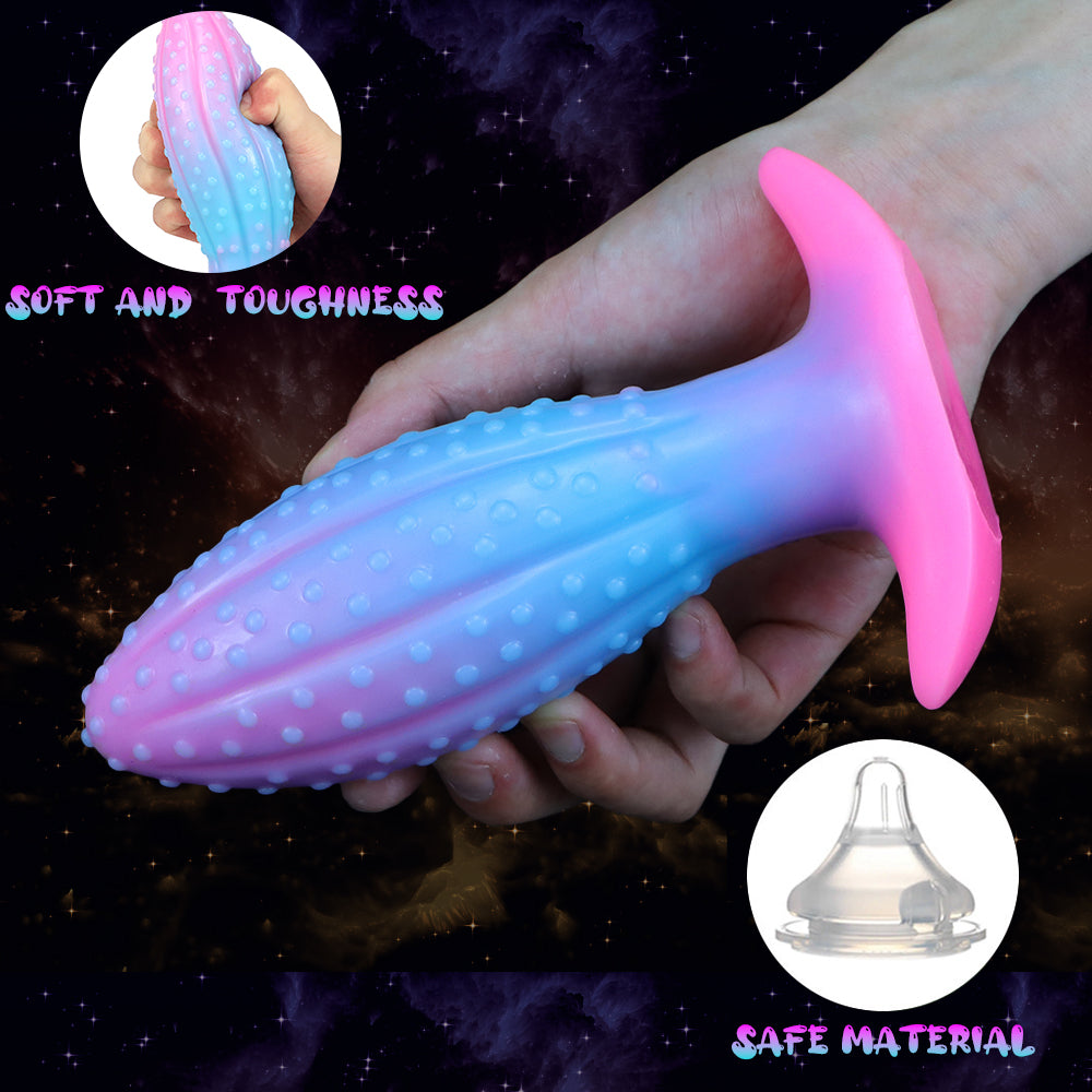 Glow In The Night Prickly Cactus Big Butt Plug—Multiple sizes
