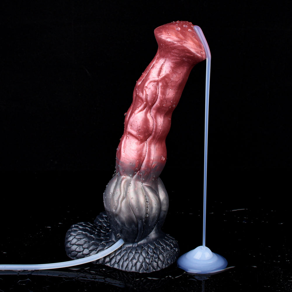 9 Inch Red Strong Horse Ejaculating Dildo