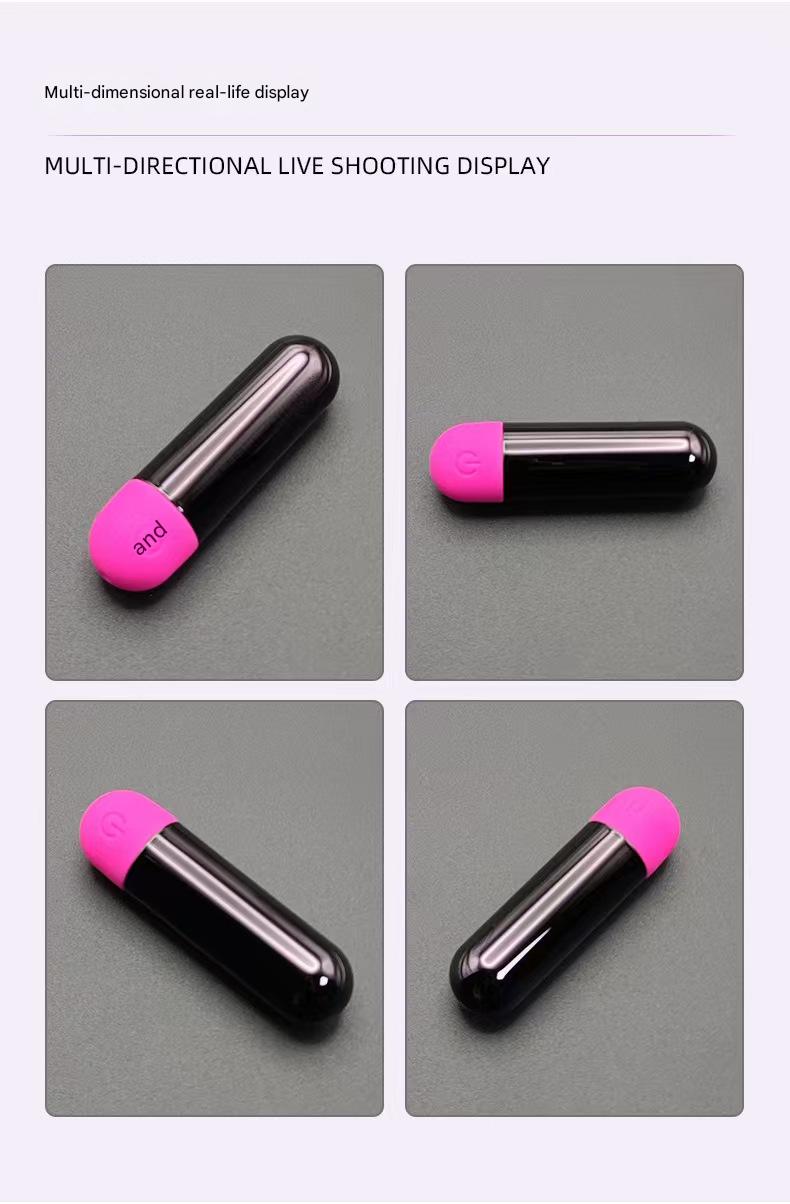Black Powerful Clitoris Massage Bullet Vibrator