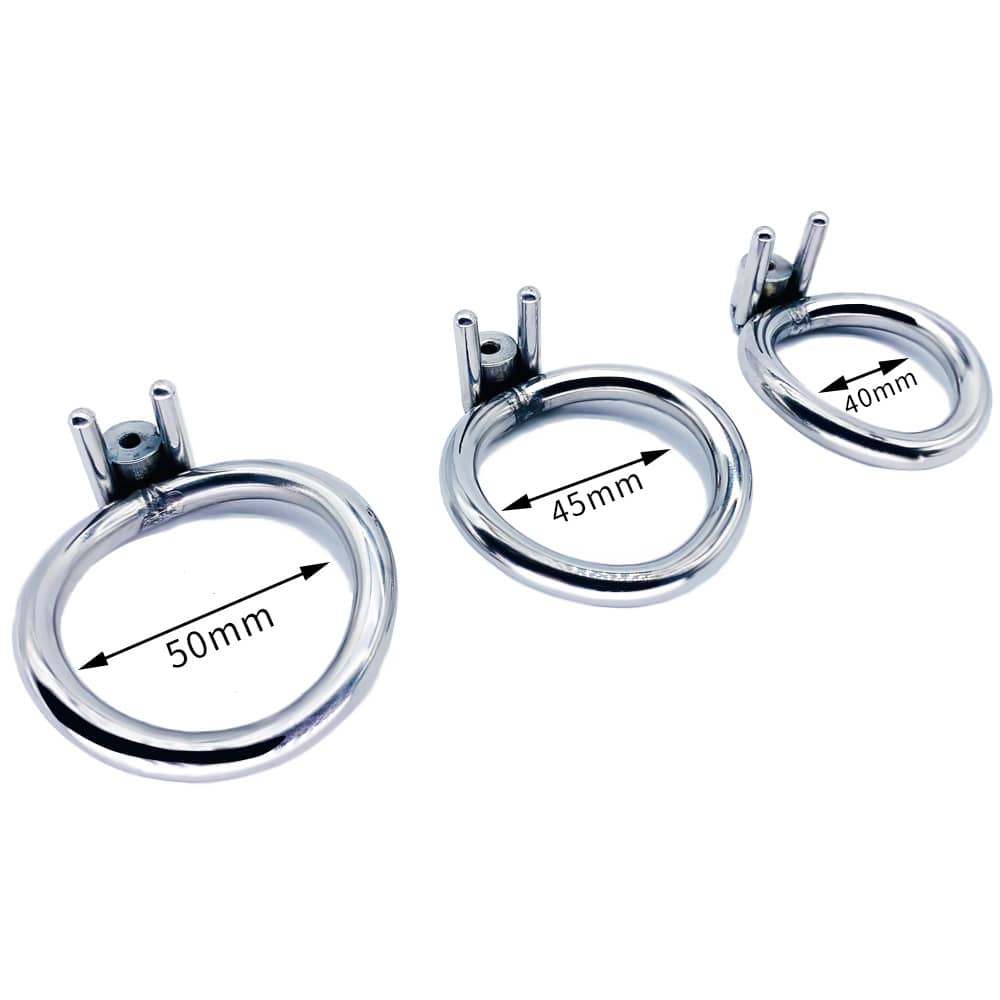 stainless steel Cobra Male chastity cage