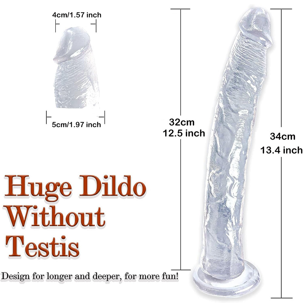 12 inch Jelly Extra Long Huge Dildo