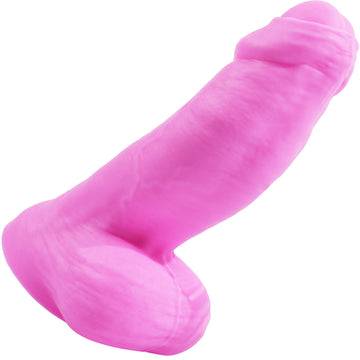 Pink Fat Custom Silicone Foreskin Dildo