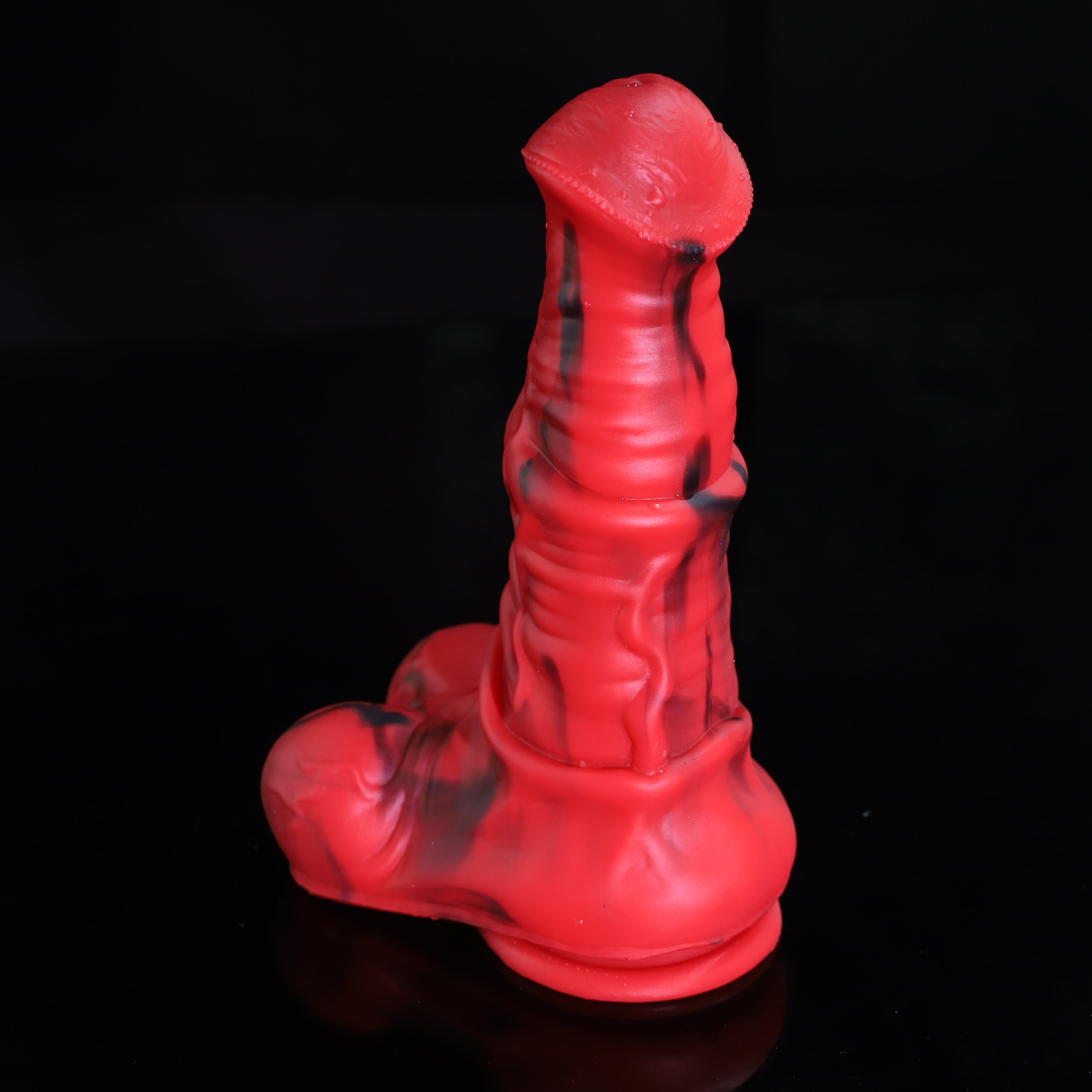 Red Silicone Fantasy Animal Horse Dildo