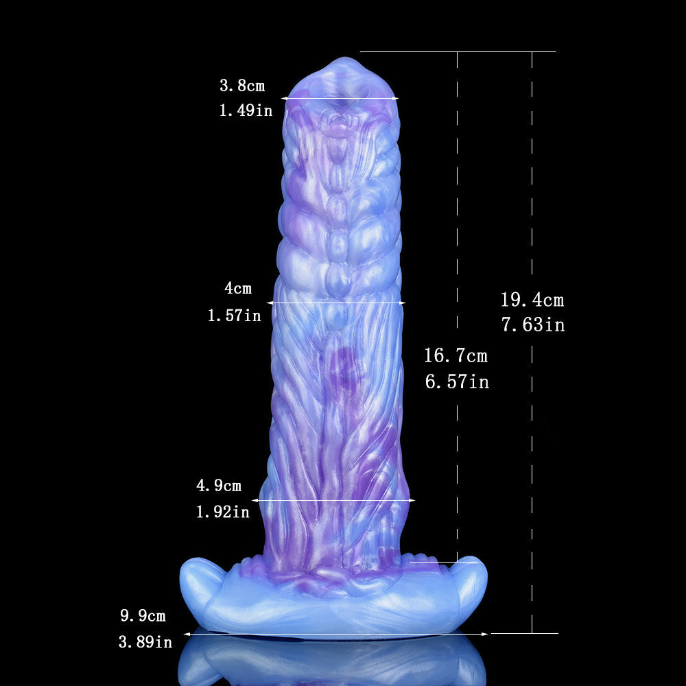 Handjob Alien Textured Silicone Ovipositor Dildo