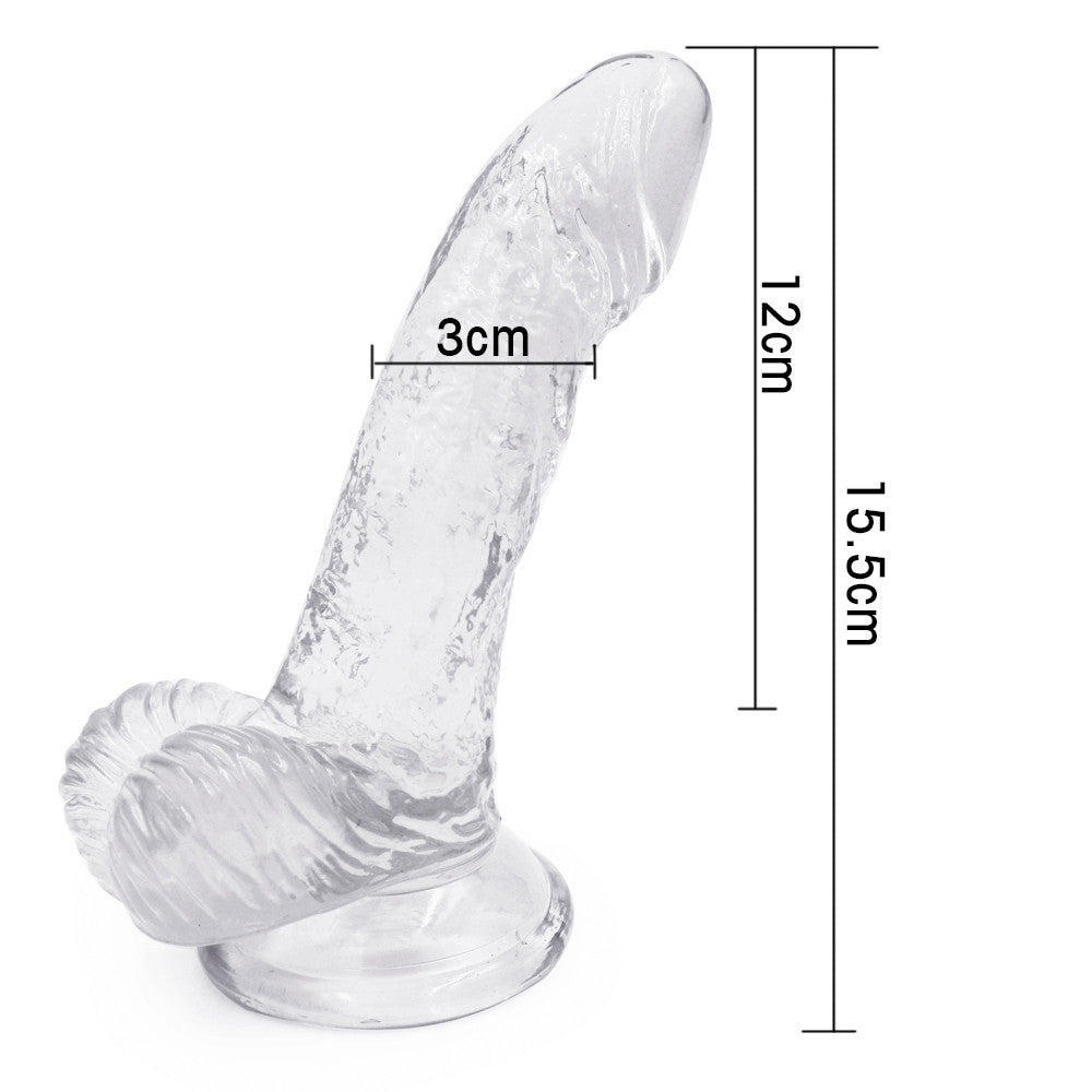 6 Inch Jelly Suction Cup Small Dildo